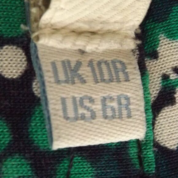 BODEN Dress, 6, Rita Sheath, Ruched Bust, Blue/Green Abstract leaves, Tencel - Picture 11 of 13